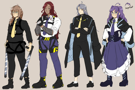 Estranged Protagonists Sketches