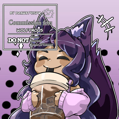 Milk Tea YCH for Wolfymous